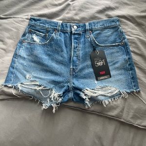 NWT Levi’s 501 Shorts Midrise Button Fly Cutoffs size 31